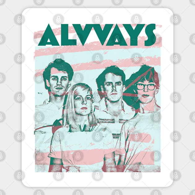 ALVVAYS ≥≤ Original Glitch Style Fan Artwork Magnet by unknown_pleasures